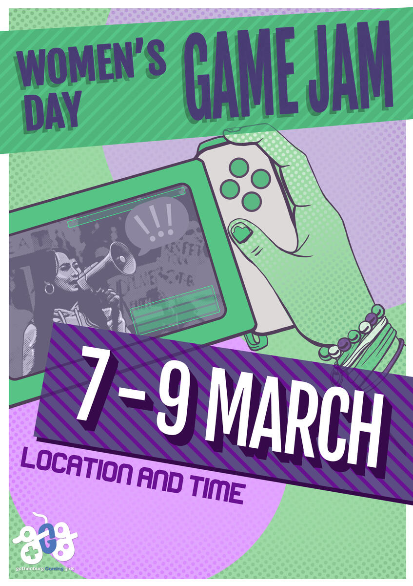 Gothenburg Gaming Girls - Game Jam Poster