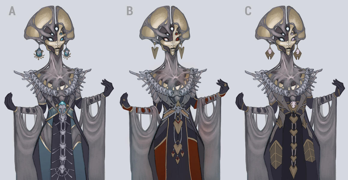 Necroid character design