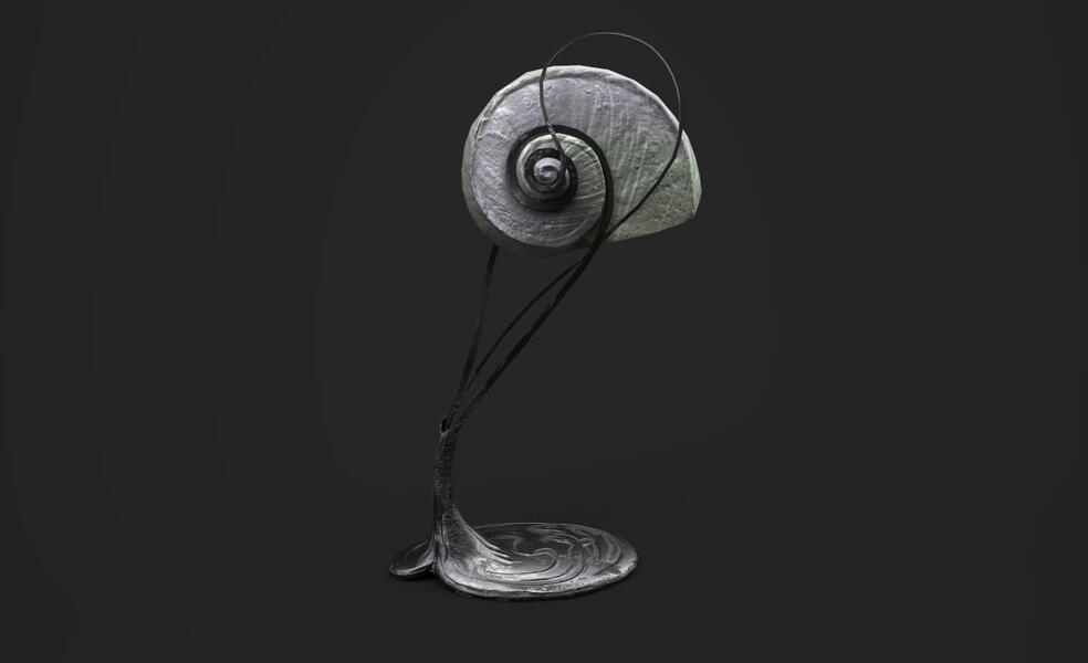 Shell Lamp - 3D Prop