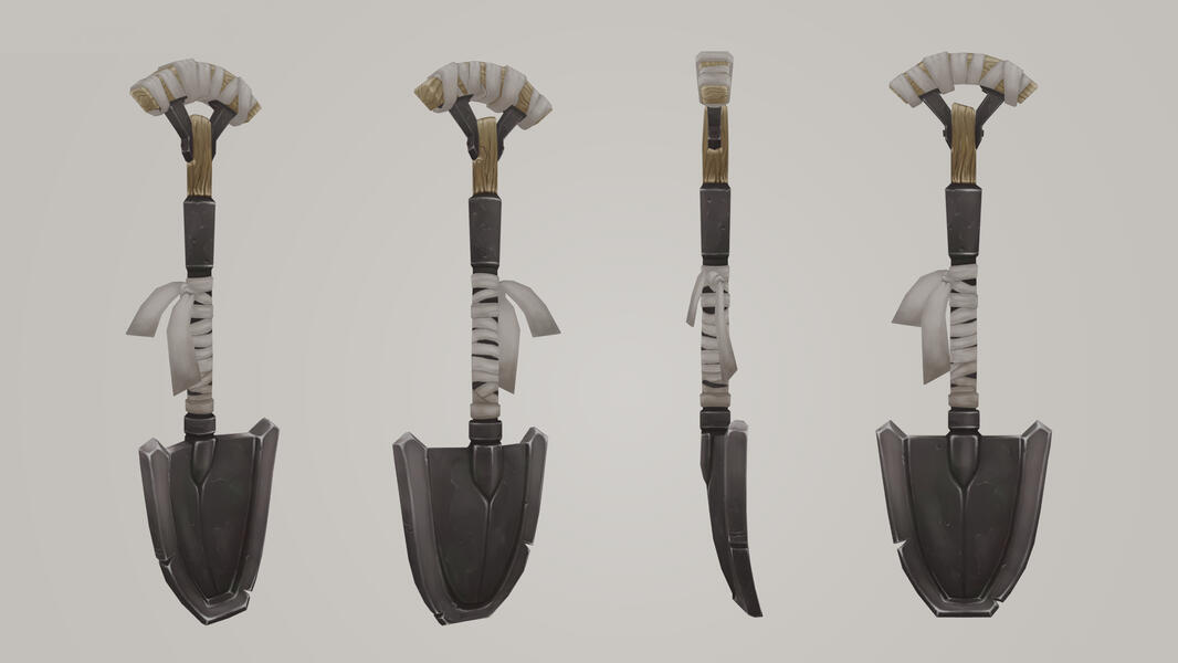 Shovel - Stylized 3D prop